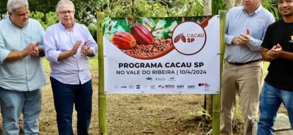 Secretaria de Agricultura lana Programa Cacau SP no Vale do Ribeira