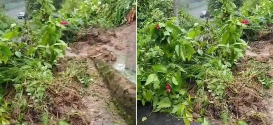 Cidades do litoral e interior de SP est�o em estado de aten��o para risco de deslizamentos